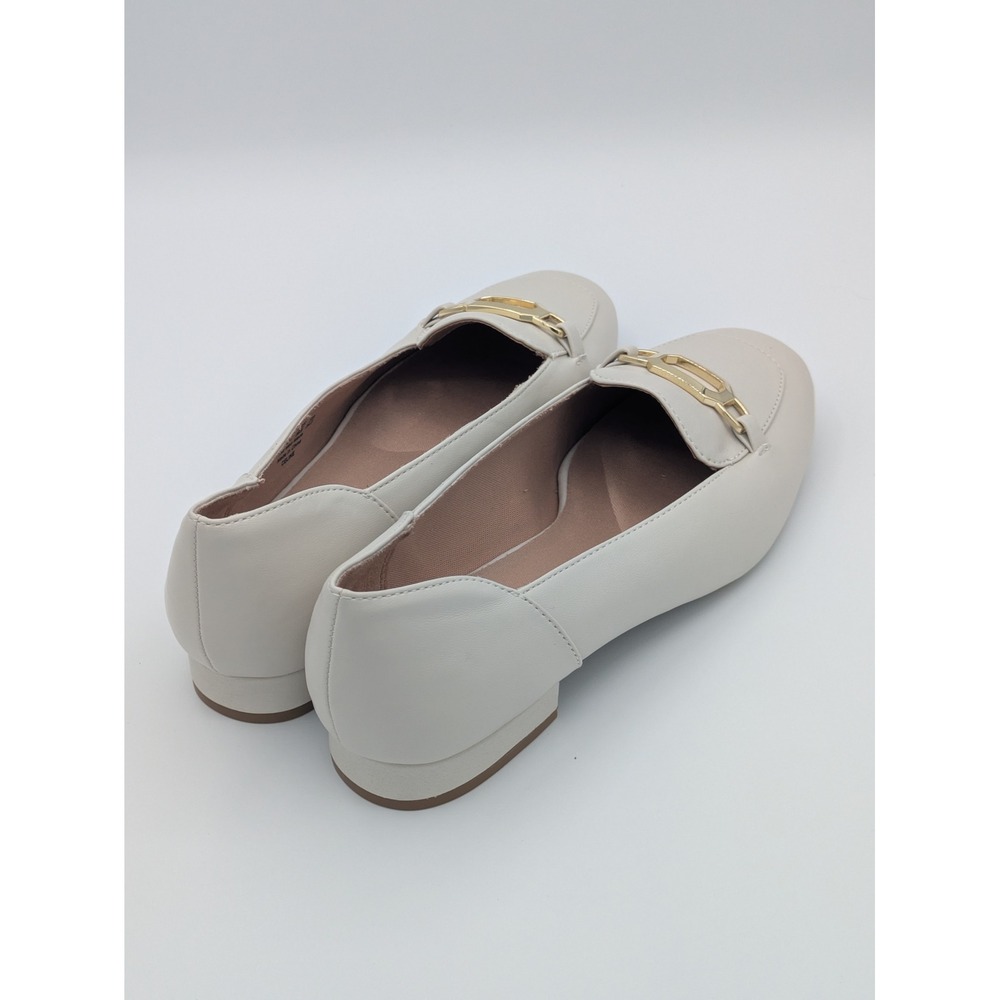 LifeStride Celine Loafers‎ 8W Cream Gold Bit Soft System Comfort Shoes - Picture 9 of 12